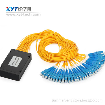 1x32 optical splitter ABS Module PLC with FC/SC/LC/ST connector for FTTH